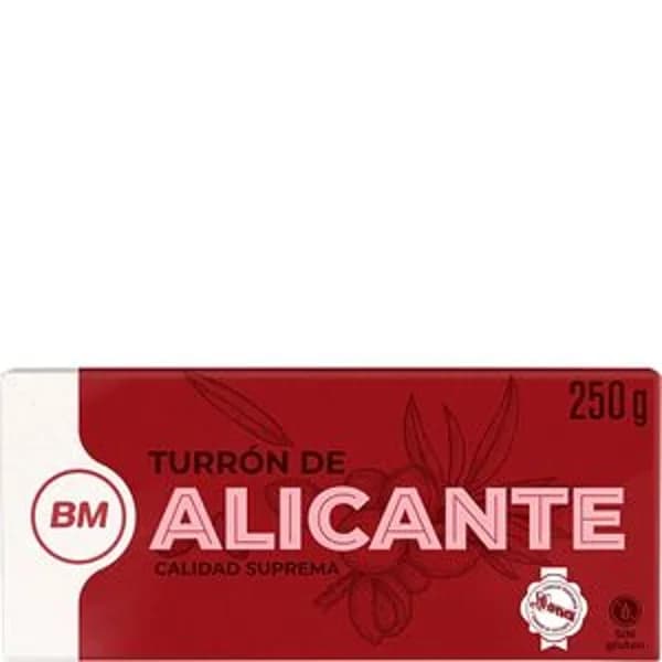 Turrón duro 250 g - 0.25 kg - Imagen del producto en Findit