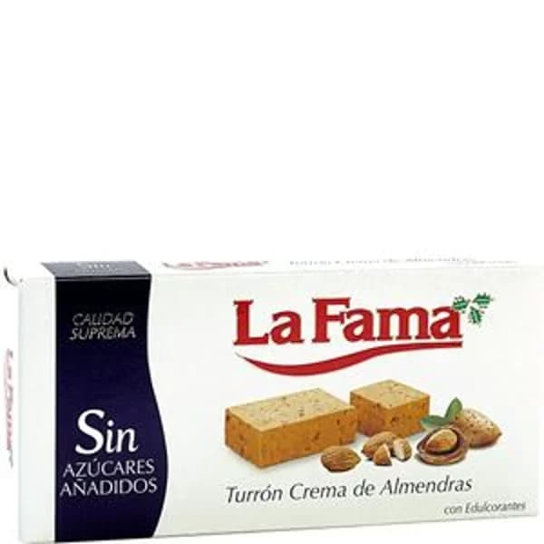 Turrón blando de almendras sin azúcar 150 g - 0.15 kg - Imagen del producto en Findit