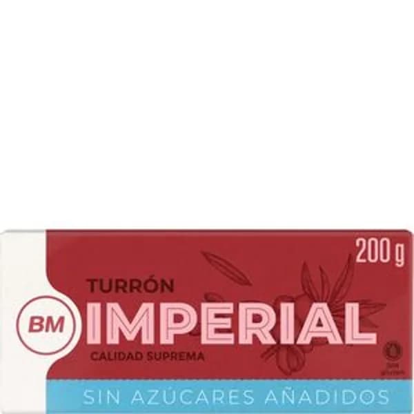 Turrón duro sin azúcar 200 g - 0.2 kg - Imagen del producto en Findit