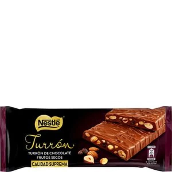 Turrón chocolate con frutos secos 230 g - 0.23 kg - Imagen del producto en Findit