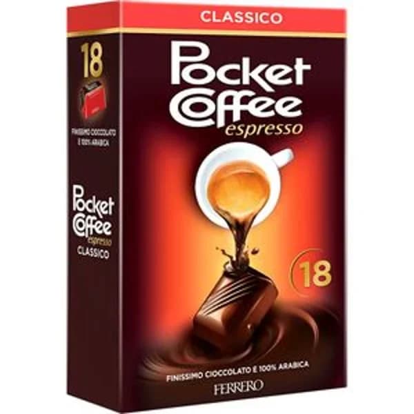 Bombones pocket café 18 unidades - 0.23 kg - Imagen del producto en Findit