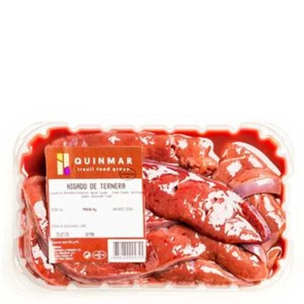 Hígado de ternera en bandeja (400 g aprox) - 1 kg - Imagen del producto en Findit