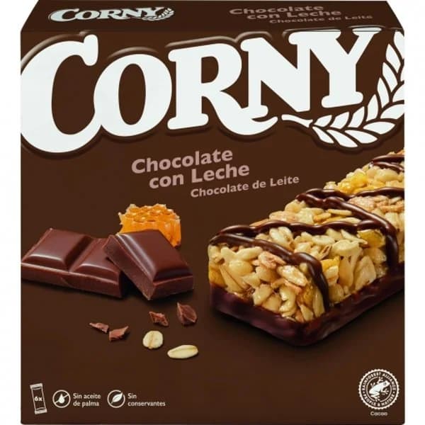 Barritas de muesli con chocolate 6x25 g - 0.14 kg - Imagen del producto en Findit
