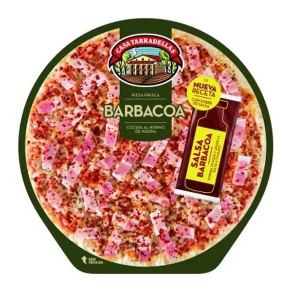 Pizza barbacoa con salsa 410 g - 0.44 kg - Imagen del producto en Findit