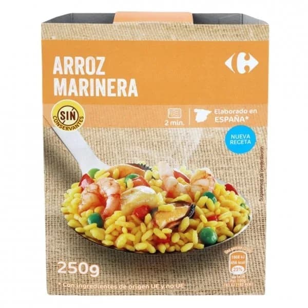 Arroz marinera Carrefour 250 g. - 0.25 kg - Imagen del producto en Findit