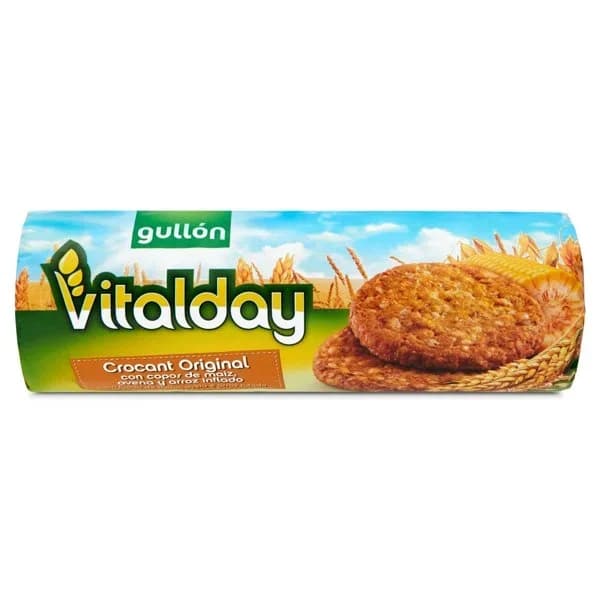 Galletas crocant original con copos de avena Gullón Vitalday caja 265 g - 0.26 ud - Imagen del producto en Findit