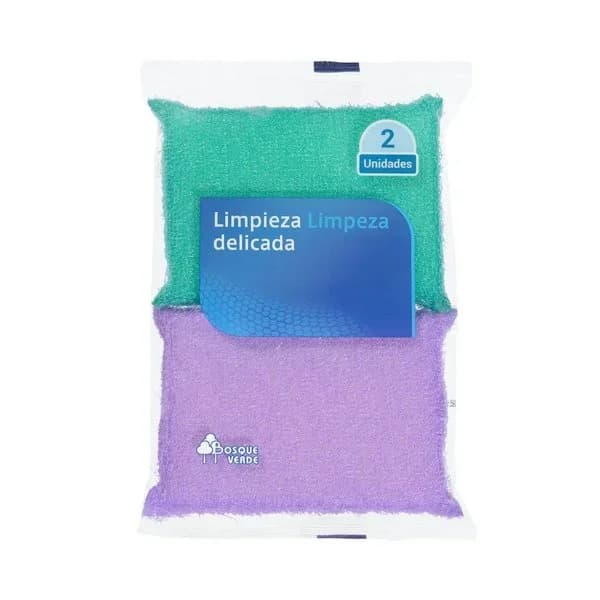 Estropajo almohadilla Bosque Verde limpieza delicada - 1 ud - Imagen del producto en Findit