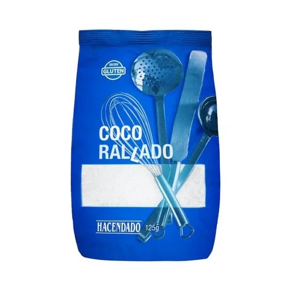 Coco rallado Hacendado - 0.12 kg - Imagen del producto en Findit