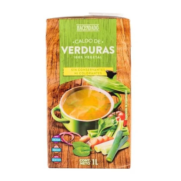 Caldo de verduras Hacendado - 1 l - Imagen del producto en Findit