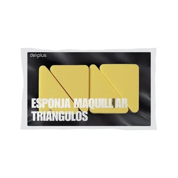 Esponja maquillaje triángulos Deliplus - 1 ud - Imagen del producto en Findit