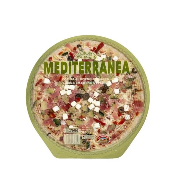 Pizza mediterránea Hacendado - 0.43 kg - Imagen del producto en Findit