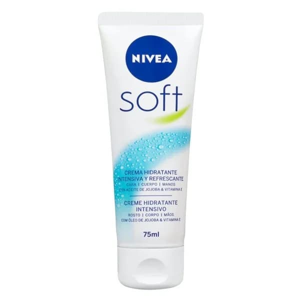 Crema de manos  cara y cuerpo Nivea Soft hidratante intensiva - 0.08 l - Imagen del producto en Findit