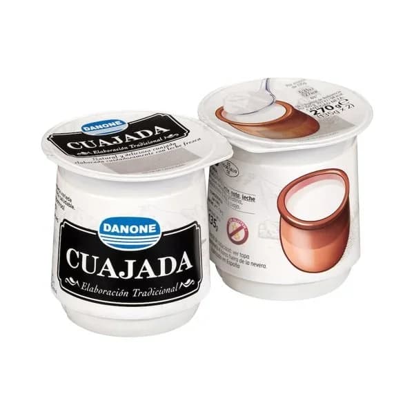 Cuajada Danone sin gluten pack de 2 unidades de 135 g. - 0.27 kg - Imagen del producto en Findit