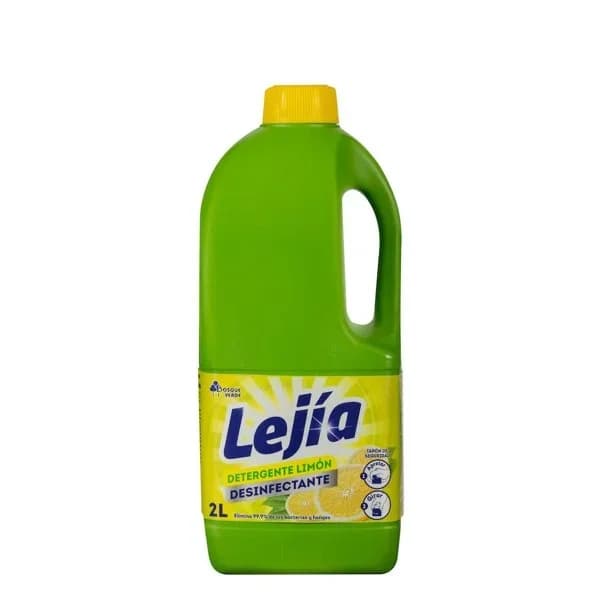 Lejía Perfumada con detergente limón Bosque Verde - 2 l - Imagen del producto en Findit