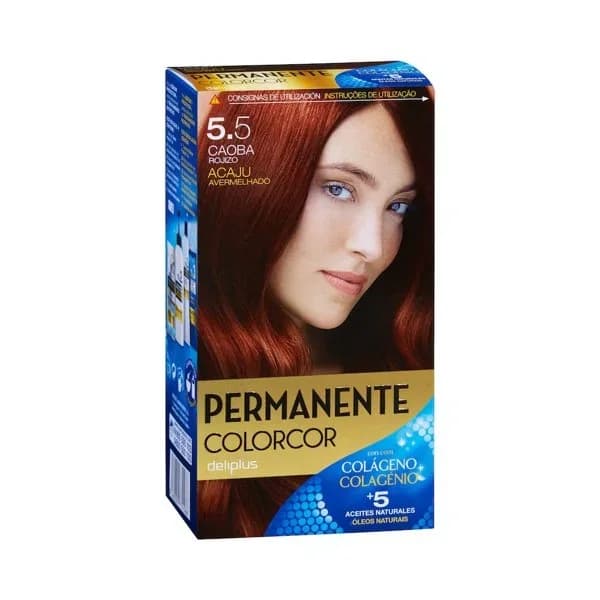 Coloración permanente 5.5 caoba rojizo Deliplus - 1 ud - Imagen del producto en Findit