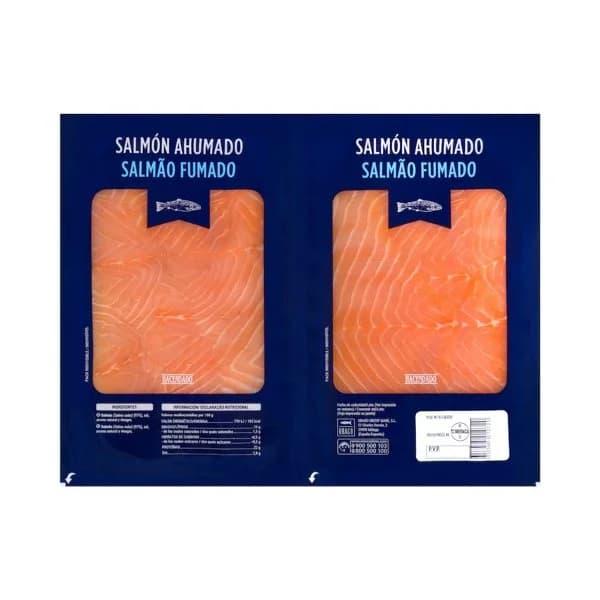 Salmón ahumado Hacendado - 0.3 kg - Imagen del producto en Findit