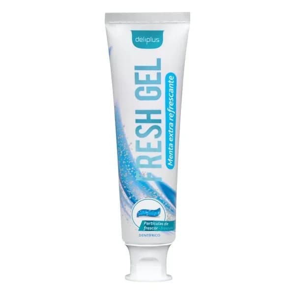 Dentífrico Fresh Gel Deliplus menta extra refrescante - 0.1 l - Imagen del producto en Findit