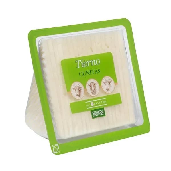 Queso tierno mezcla Hacendado cortado en cuñitas - 0.33 kg - Imagen del producto en Findit