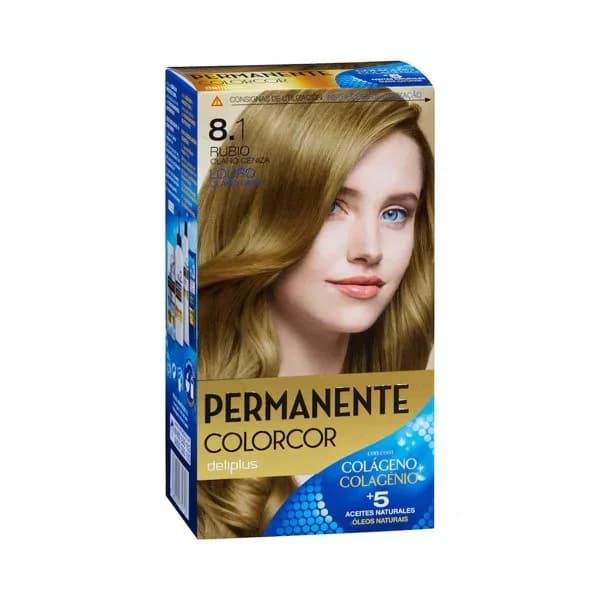 Coloración permanente 8.1 rubio claro ceniza Deliplus - 1 ud - Imagen del producto en Findit