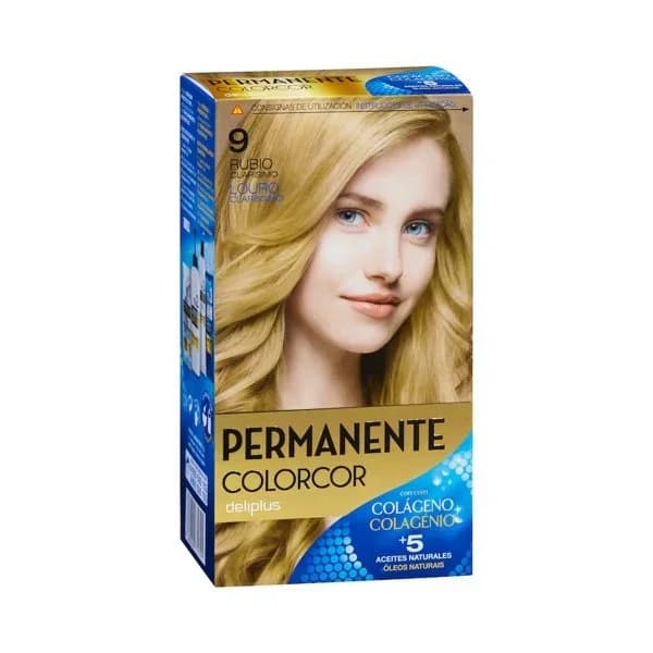 Coloración permanente 9 rubio clarísimo Deliplus - 1 ud - Imagen del producto en Findit