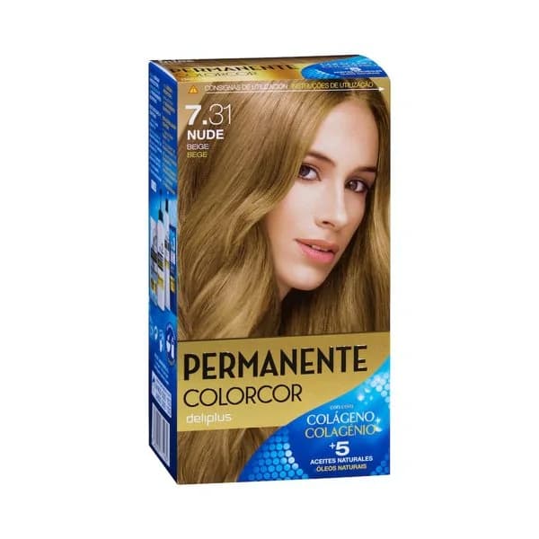 Coloración permanente 7.31 nude beige Deliplus - 1 ud - Imagen del producto en Findit