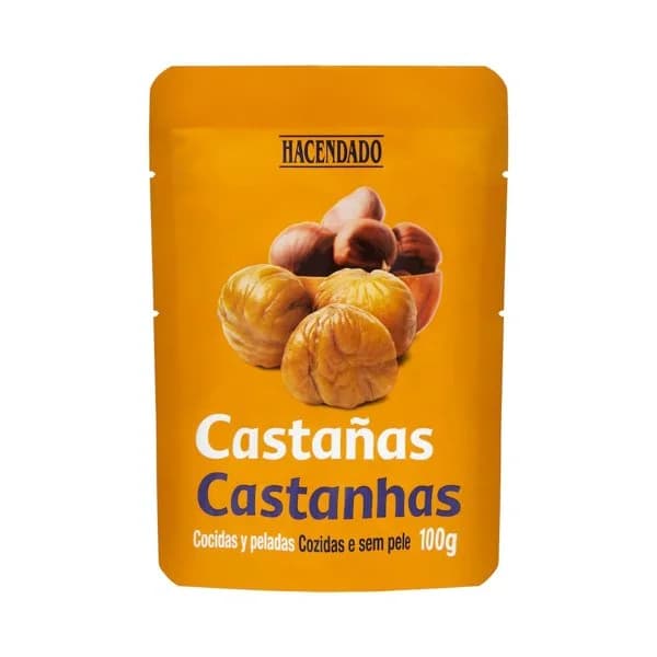 Castañas cocidas y peladas Hacendado - 0.1 kg - Imagen del producto en Findit