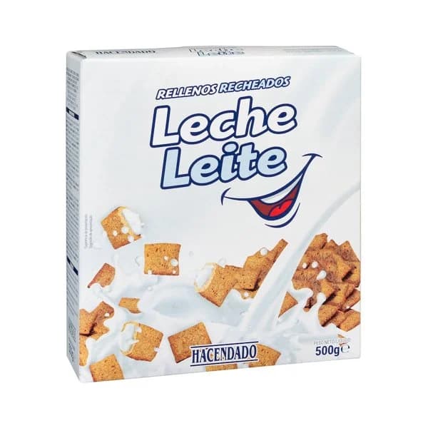 Cereales rellenos de leche Hacendado - 0.5 kg - Imagen del producto en Findit