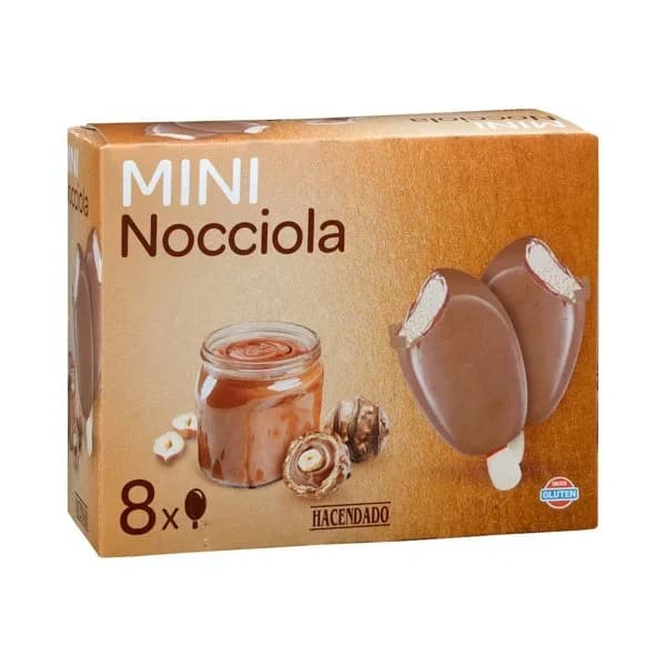 Helado mini nocciola Hacendado - 0.48 l - Imagen del producto en Findit