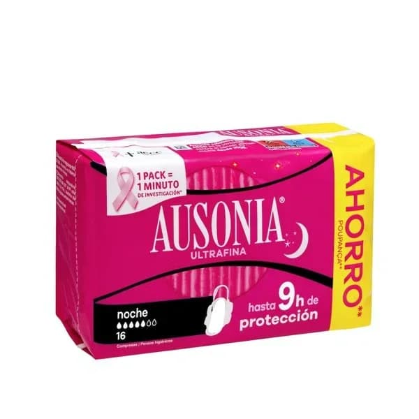 Compresa con alas noche Ausonia - 15.95 ud - Imagen del producto en Findit