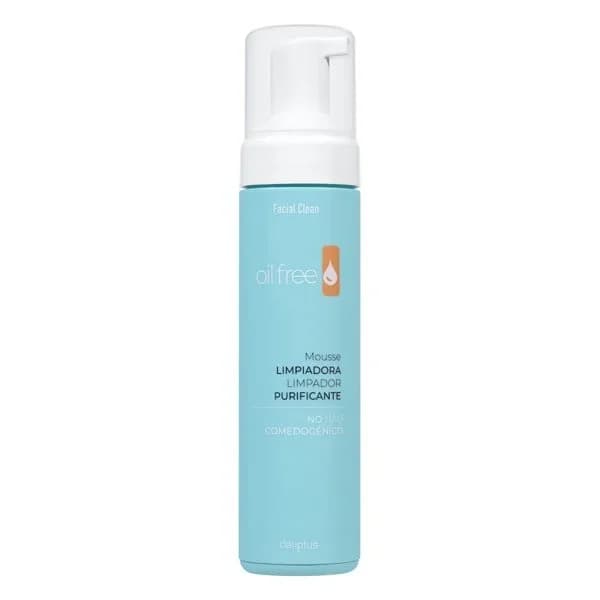 Mousse facial limpiadora purificante Deliplus Oil Free - 0.2 l - Imagen del producto en Findit