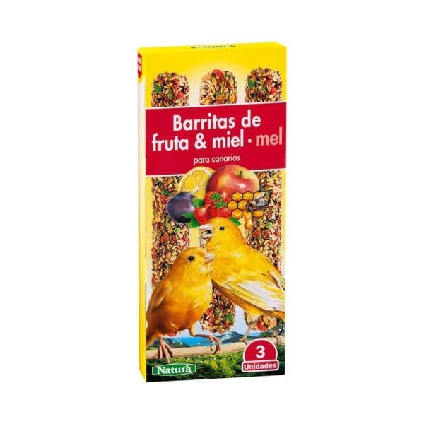 Barritas de fruta y miel para canarios Natura - 0.09 kg - Imagen del producto en Findit