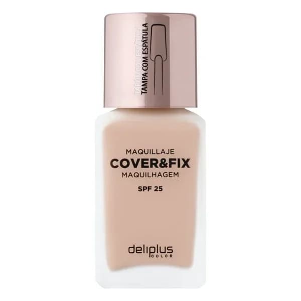 Maquillaje fluido Cover & Fix Deliplus 01 beige claro - 1 ud - Imagen del producto en Findit