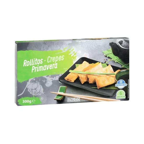 Rollitos primavera Hacendado ultracongelados - 0.3 kg - Imagen del producto en Findit