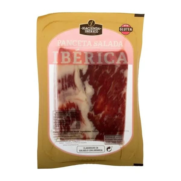 Panceta salada ibérica La Hacienda del ibérico - 0.36 kg - Imagen del producto en Findit