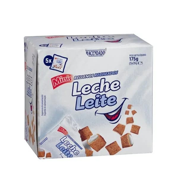 Mini cereales rellenos de leche Hacendado - 0.17 kg - Imagen del producto en Findit