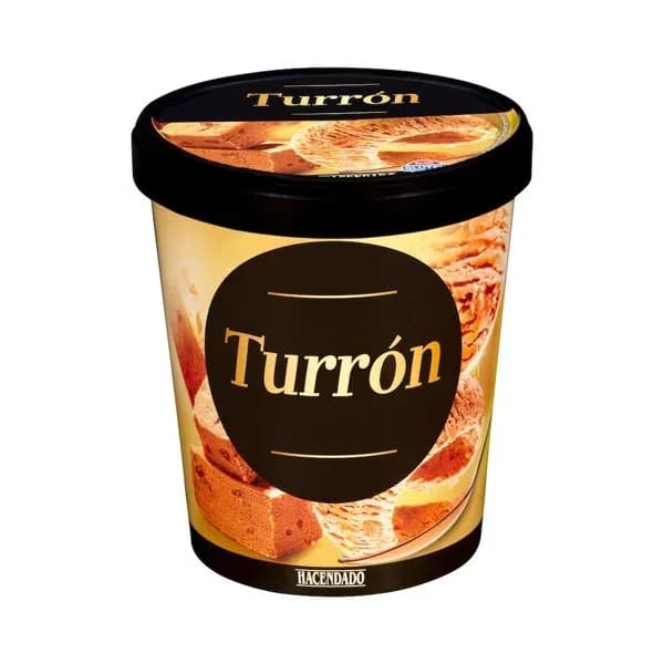 Helado turrón Hacendado - 0.5 l - Imagen del producto en Findit