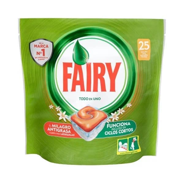 Lavavajillas Todo en 1 Fairy en pastillas - 1 ud - Imagen del producto en Findit