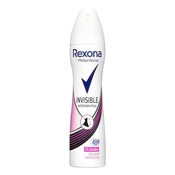 Desodorante en spray antitranspirante 48h Invisible Black&White Rexona 200 ml. - 0.2 l - Imagen del producto en Findit