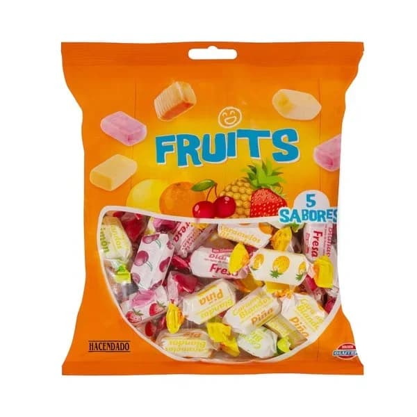 Caramelos blandos Fruits Hacendado - 0.3 kg - Imagen del producto en Findit