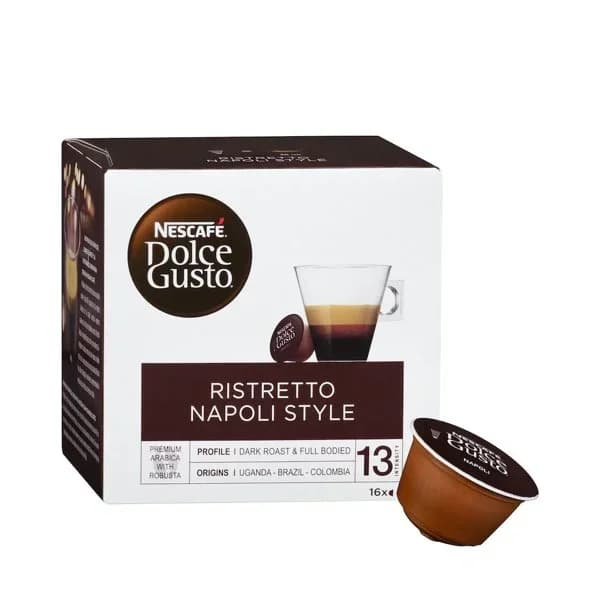 Café en cápsula ristretto napoli Dolce Gusto - 15.97 ud - Imagen del producto en Findit