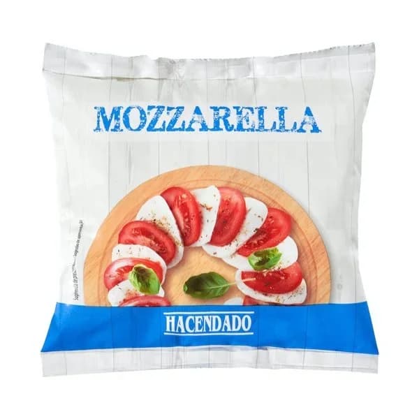 Mozzarella fresca de vaca Hacendado - 0.12 kg - Imagen del producto en Findit