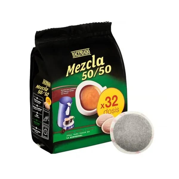 Café monodosis mezcla Hacendado - 31.78 ud - Imagen del producto en Findit