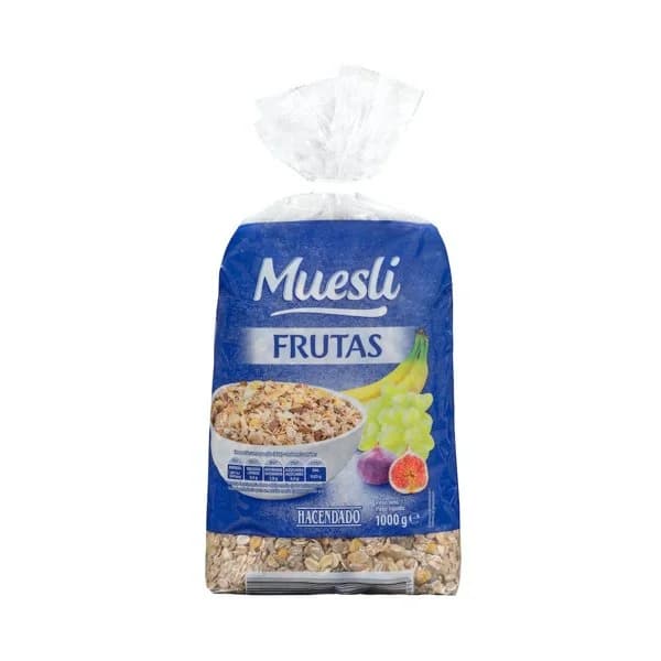 Muesli Hacendado con frutas - 1 kg - Imagen del producto en Findit