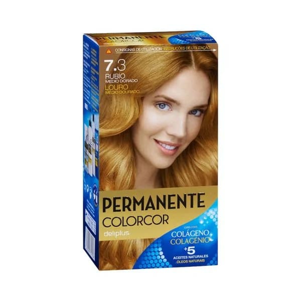 Coloración permanente 7.3 rubio medio dorado Deliplus - 1 ud - Imagen del producto en Findit