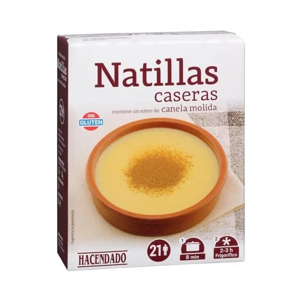 Preparado en polvo natillas Hacendado - 0.09 kg - Imagen del producto en Findit