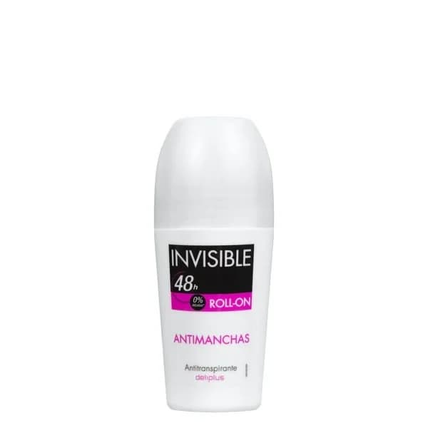 Desodorante roll-on Invisible antimanchas Deliplus antitranspirante - 1 ud - Imagen del producto en Findit