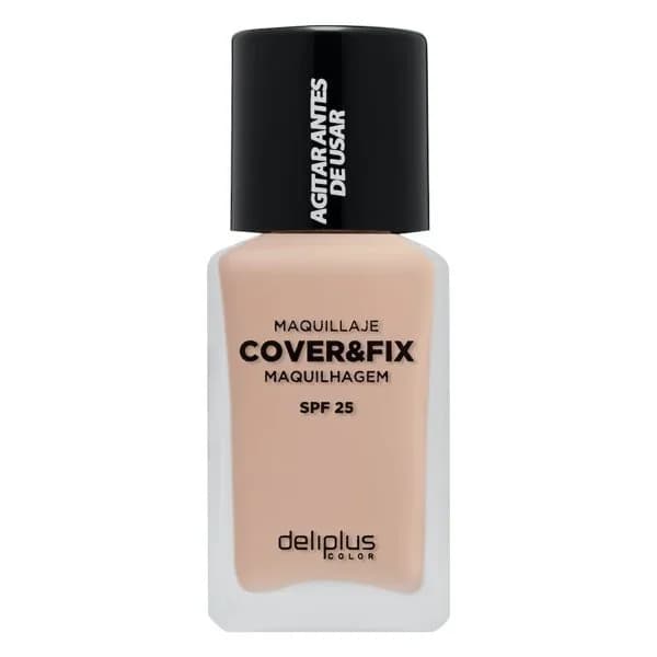 Maquillaje fluido Cover & Fix Deliplus 02 beige rosado - 1 ud - Imagen del producto en Findit