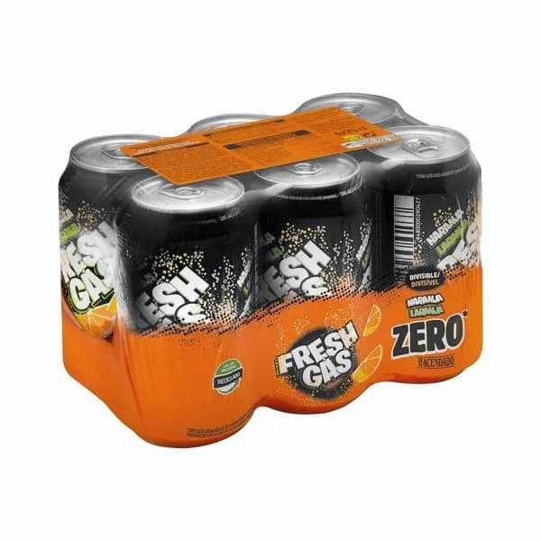 Refresco de naranja Hacendado zero fresh gas - 1.98 l - Imagen del producto en Findit