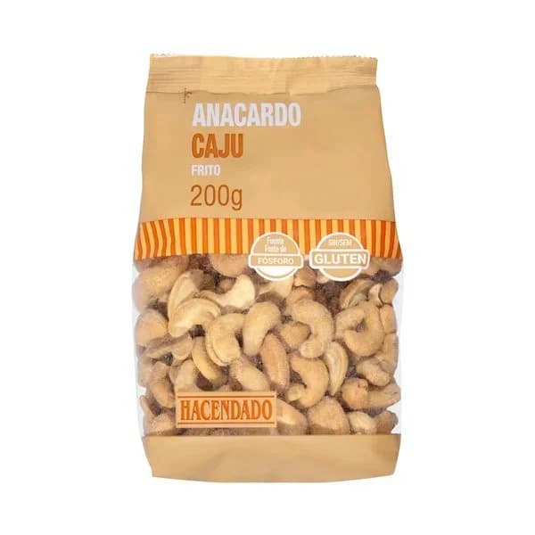 Anacardo frito salado Hacendado - 0.2 kg - Imagen del producto en Findit