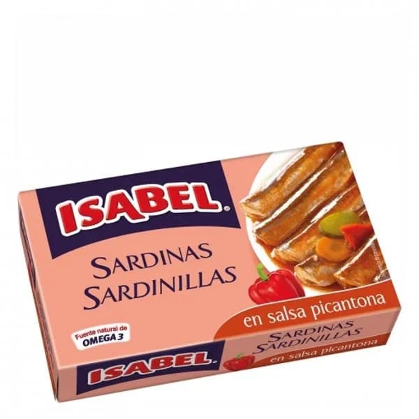 Sardinilla en salsa picantona ISABEL, lata 81 g - 0.08 kg - Imagen del producto en Findit